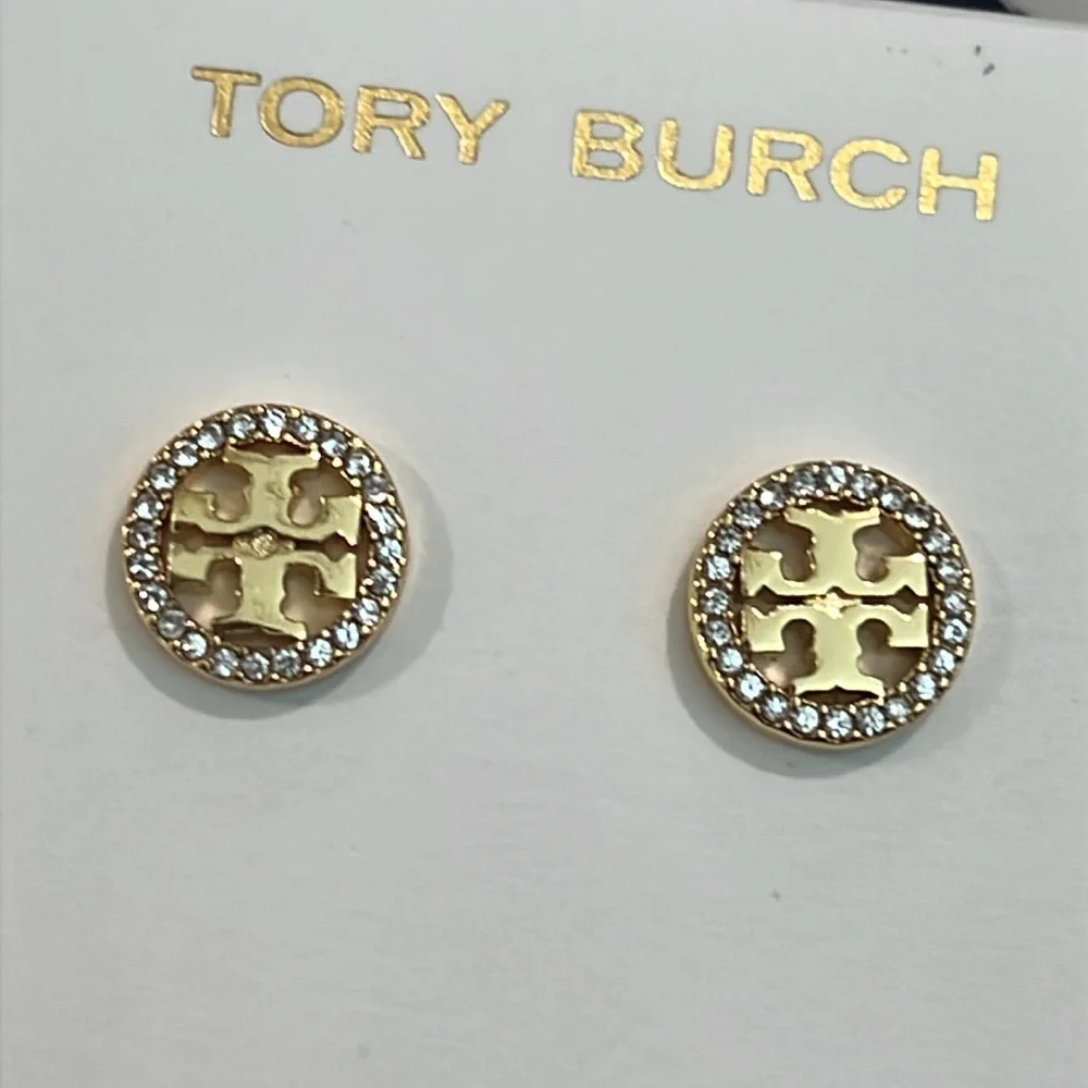 Tory Burch Gold Stud Earrings